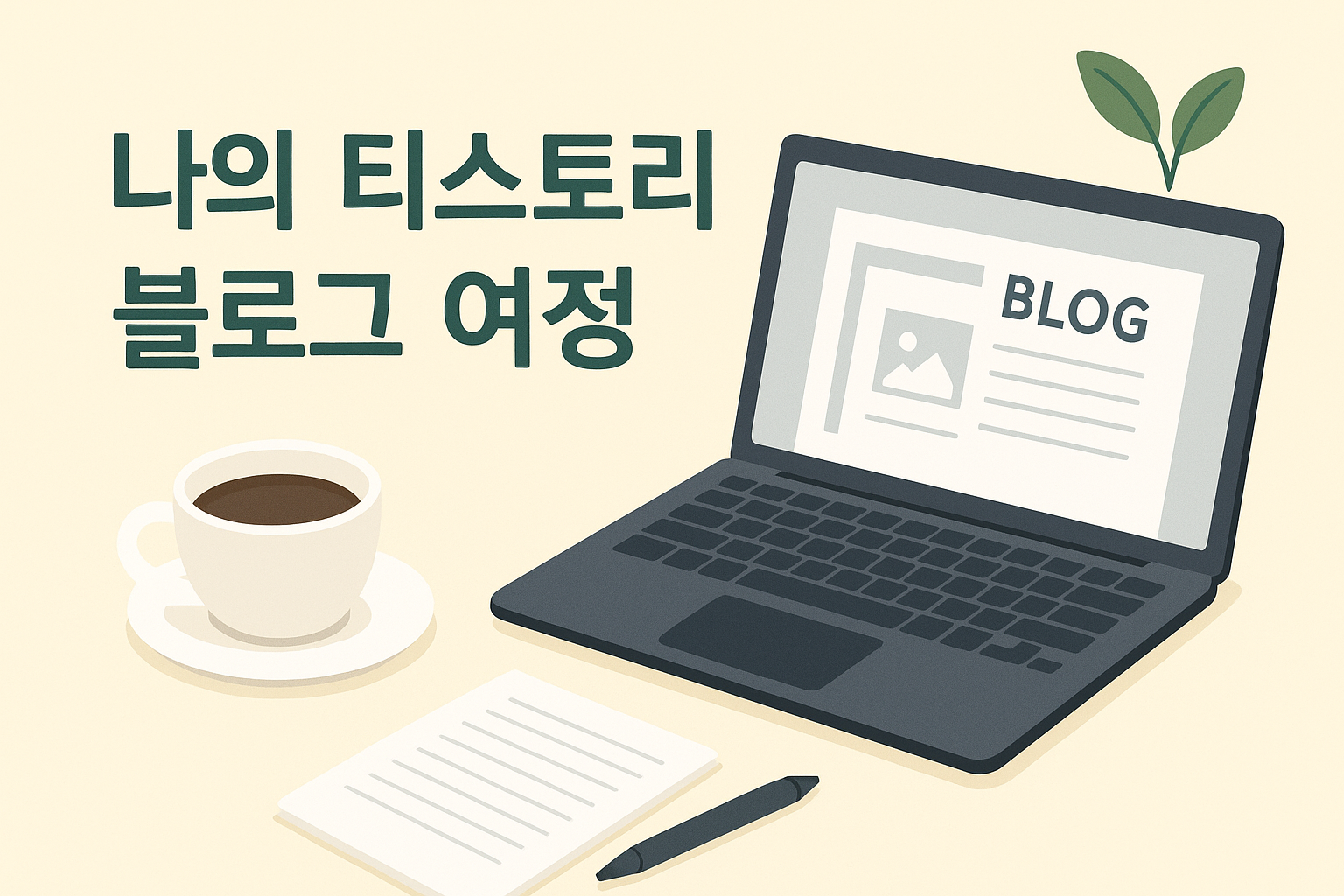 나의 티스토리 블로그 여정 대표이미지