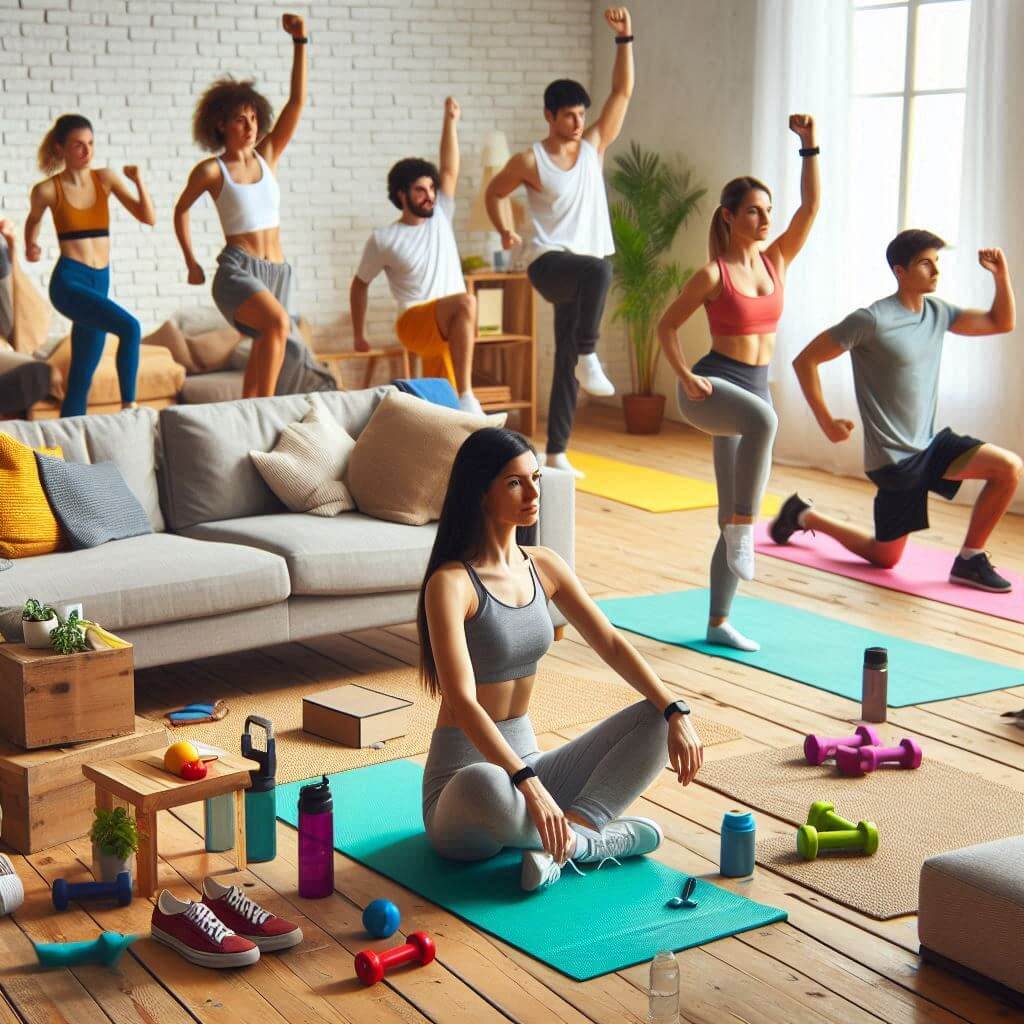 집에서 할 수 있는 간단한 운동 루틴