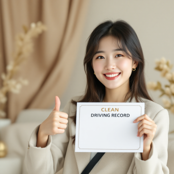 교통범칙금 해결되고 웃는 이미지