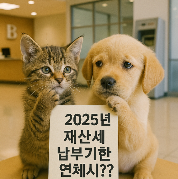 2025 재산세 납부기한 연체시?