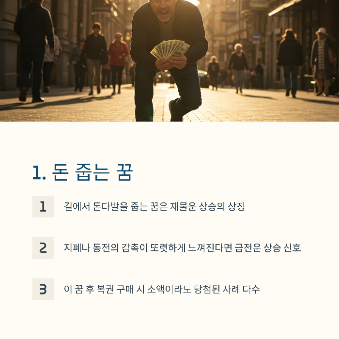 로또번호 당첨 꿈 해몽