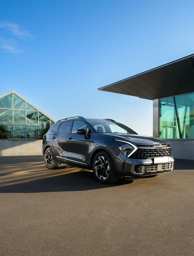 제주 렌트카 정차 사진&amp;#44; 기아 자동차