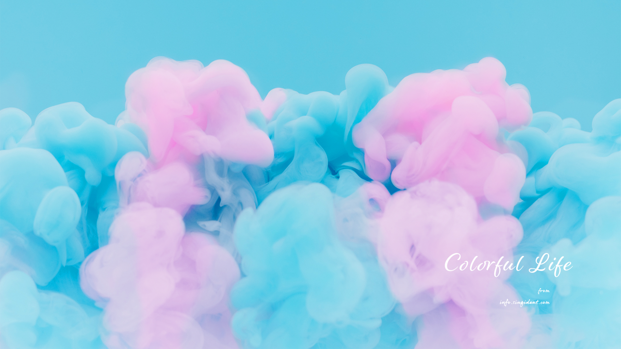07 파스텔 블루 핑크 C - Colorful Life 파스텔배경화면