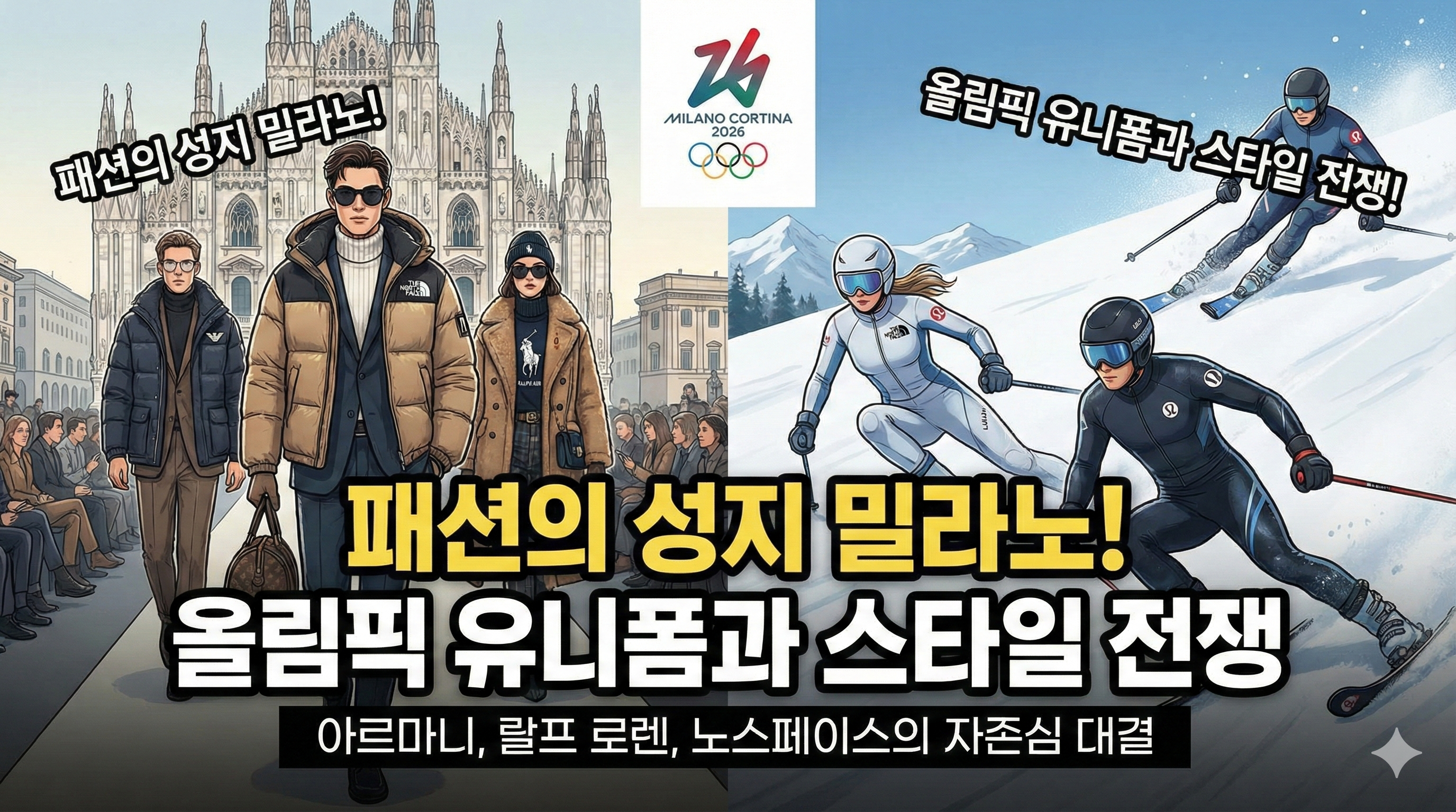 "여기가 올림픽이야, 패션위크야?" 밀라노를 수놓을 국가대표 유니폼 전쟁