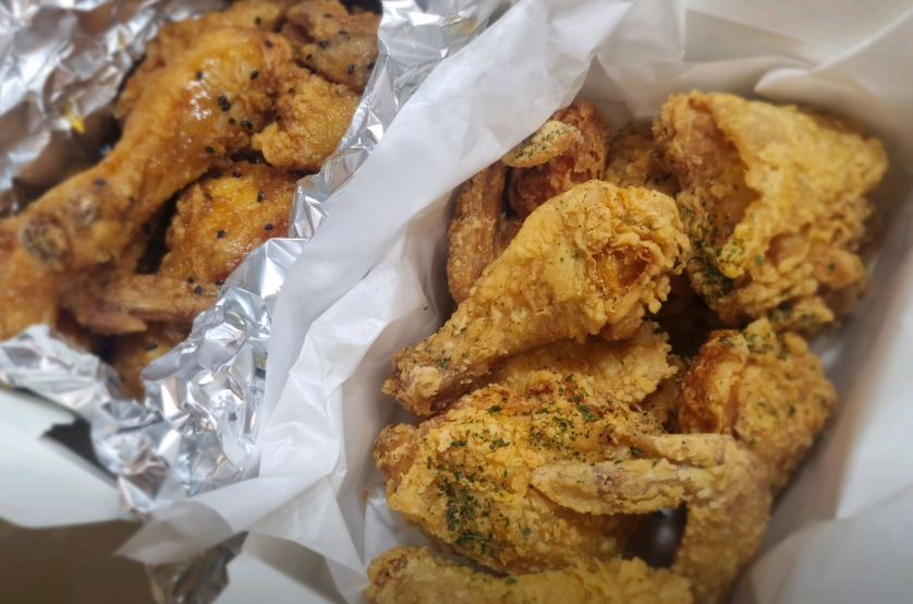 후라이 양념 반반