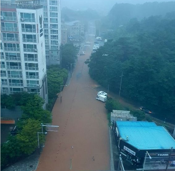 군산 물폭탄