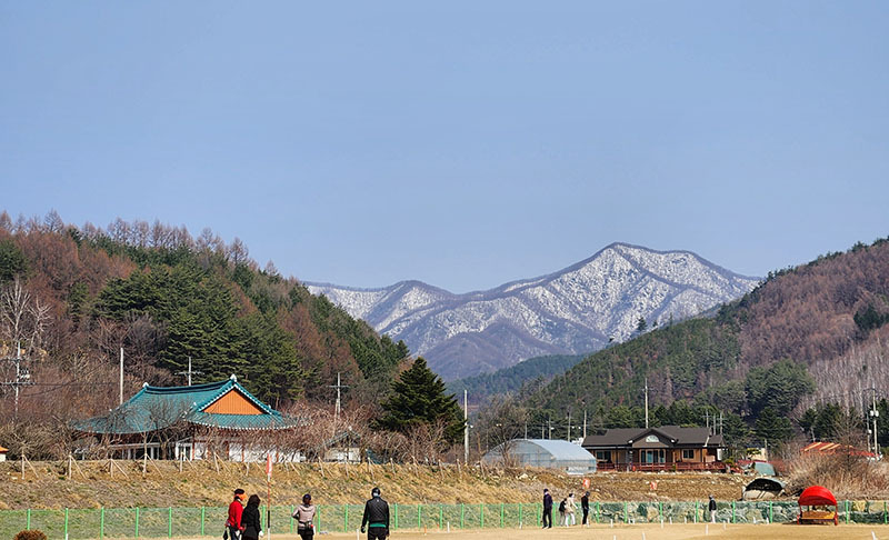 평창 봉평파크골프장. 강원도 평창군 봉평면 덕거리 369-2