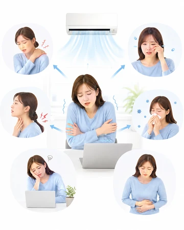 냉방 환경으로 인한 몸 컨디션 저하 관리9