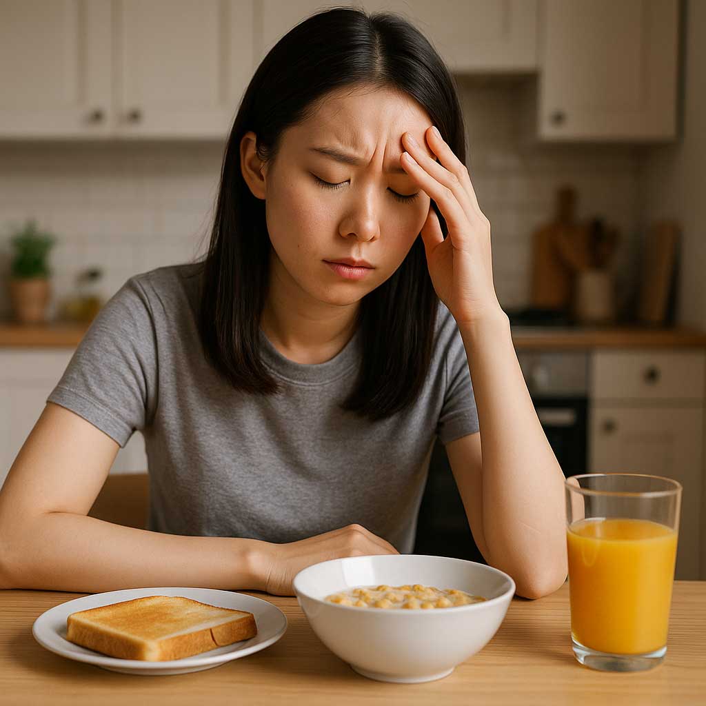 GI 지수가 높은 식품은 섭취 직후 혈당을 빠르게 올립니다