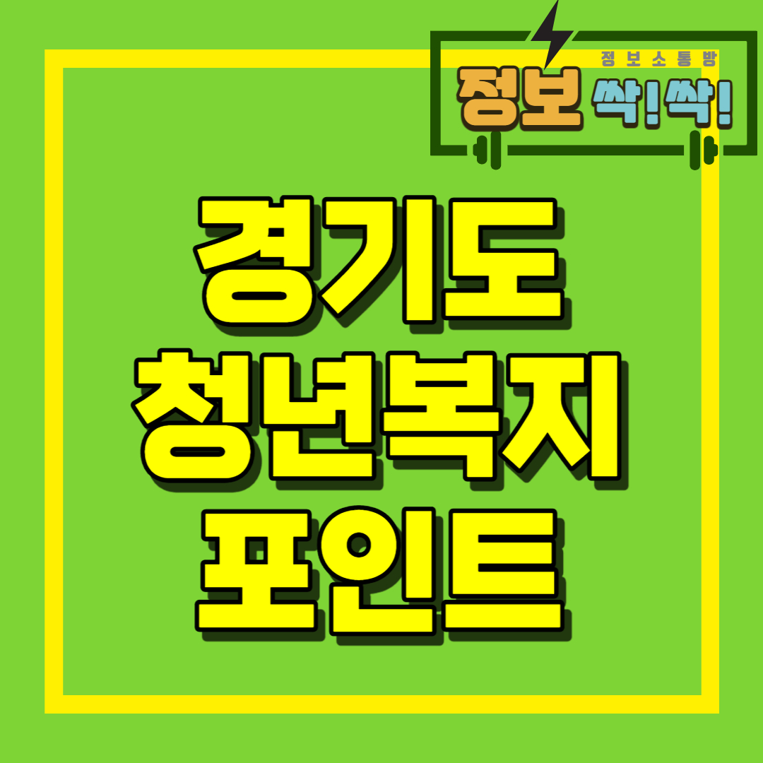 경기도 청년복지포인트