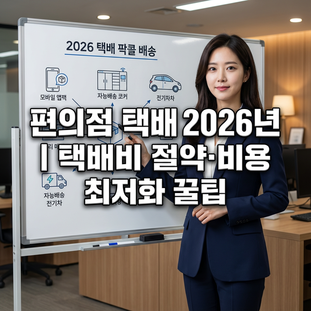 편의점 택배 2026년 | 택배비 절약·비용 최저화 꿀팁