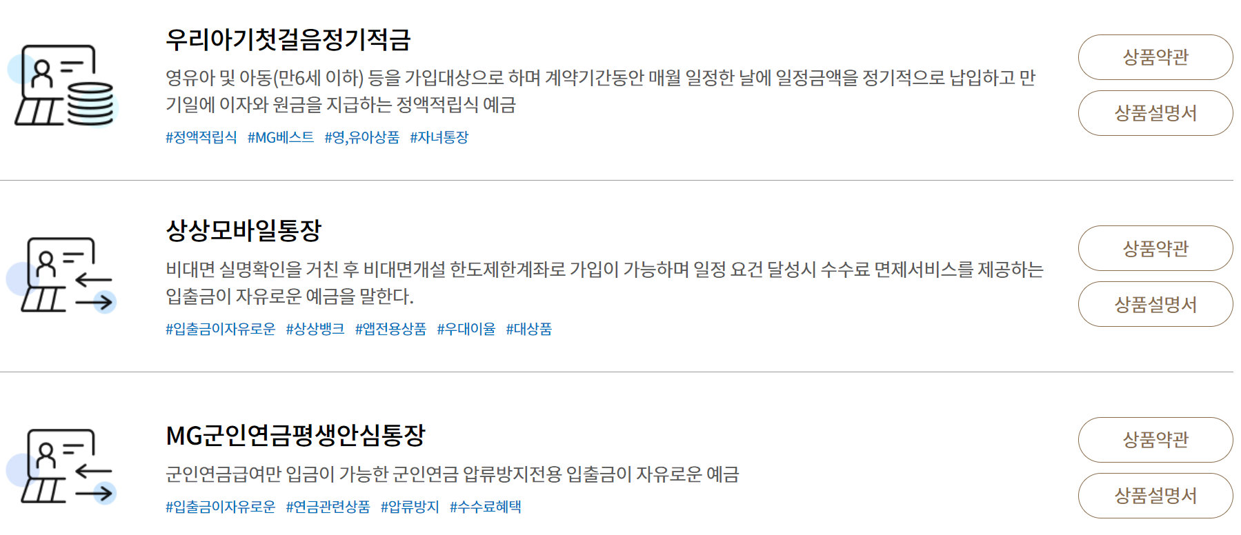 새마을금고 예금금리