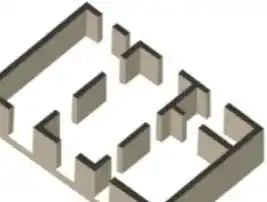 아파트 바닥 구조 중 벽식구조의 모형도