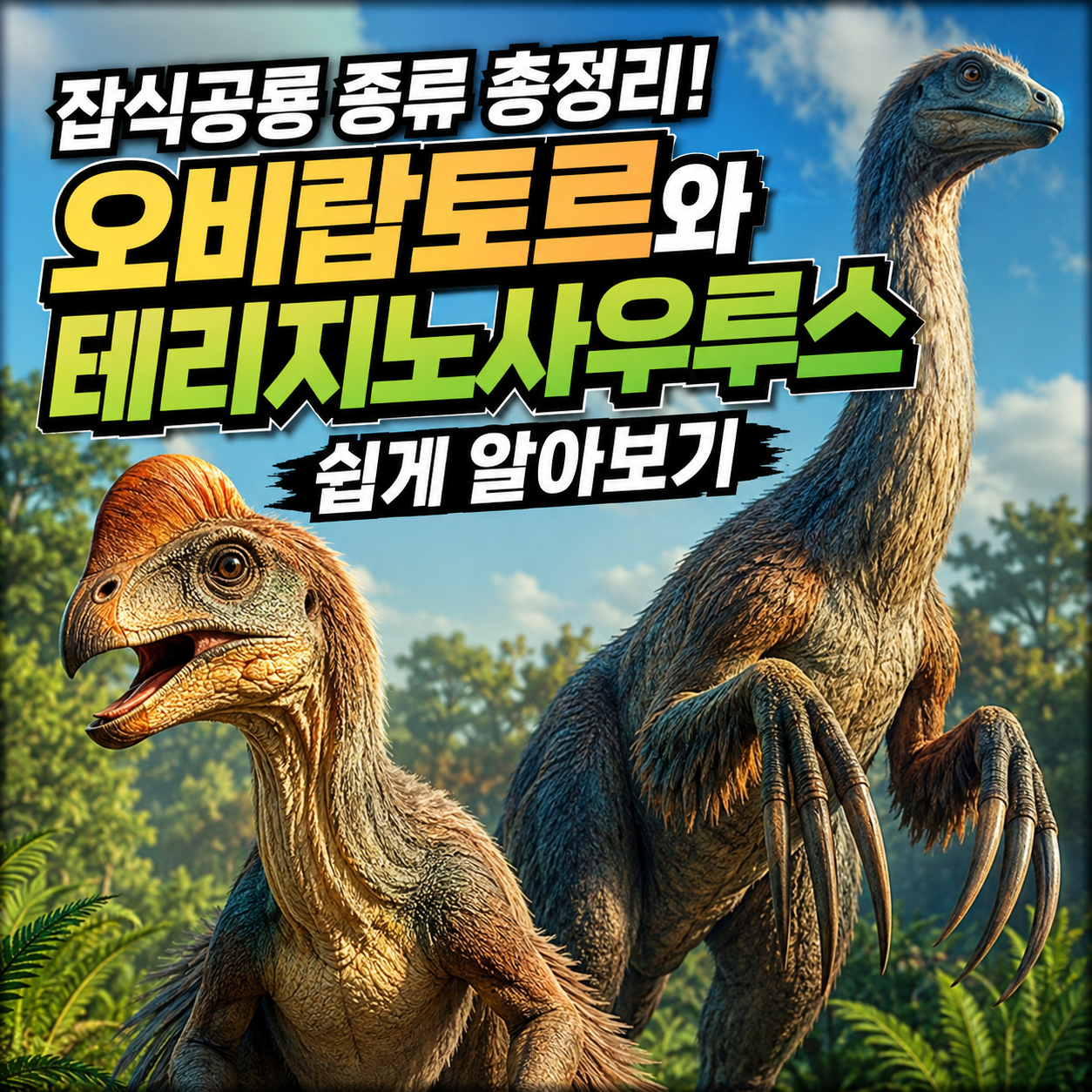 잡식공룡 종류