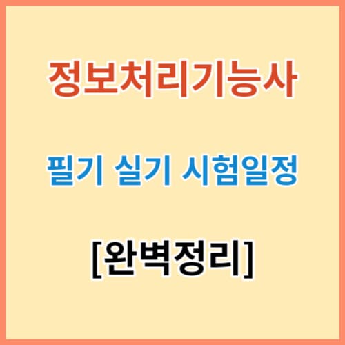 정보처리기능사 완벽정리(필기 실기 기출) 섬네일