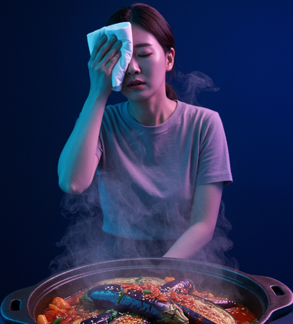 가지의 효능 : 염증 완화 및 해열 작용