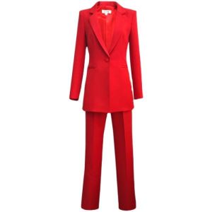 크롭정장세트 투피스 웨딩 수트 여성 세트 셋업 스타일 정장 여자 슈트