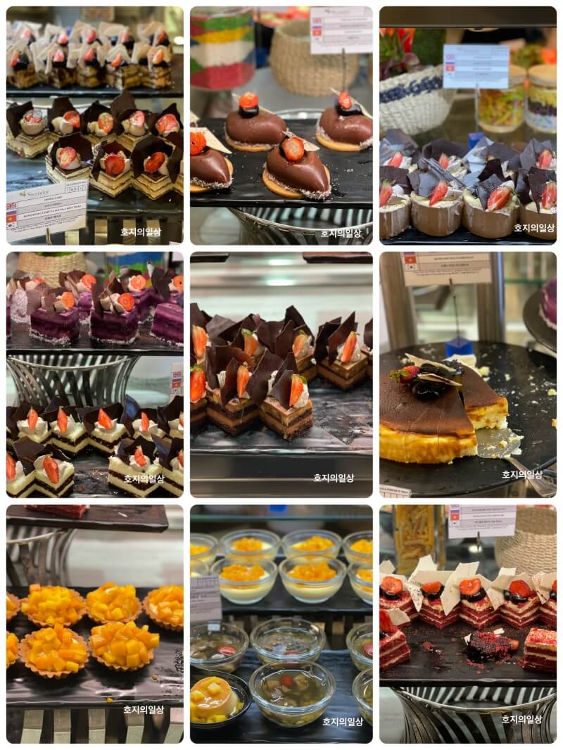 나트랑 스완도르 리조트 올 인클루시브 석식 디저트