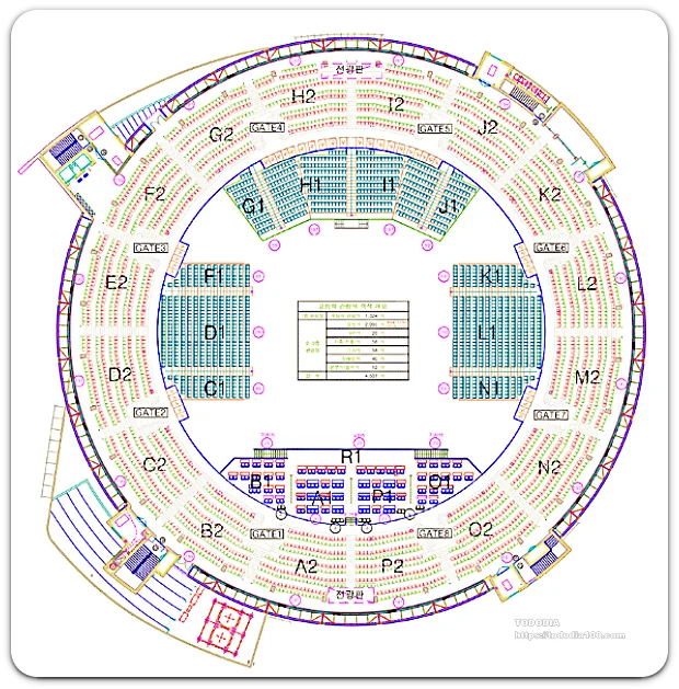 장충체육관-좌석시야