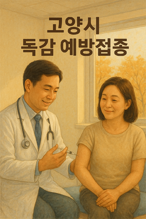 고양시 일산서구 독감 예방접종 이미지
