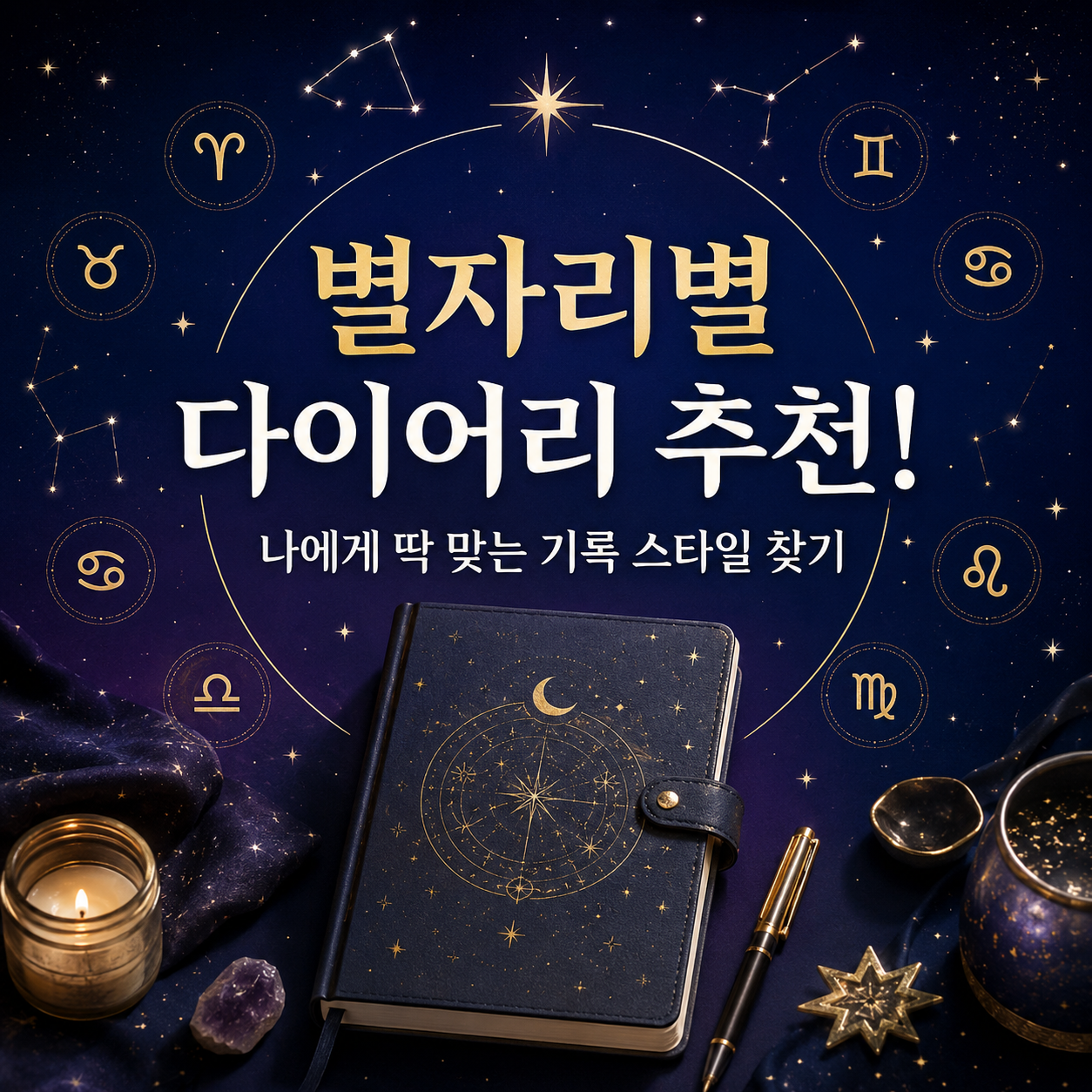 별자리별 다이어리 추천
