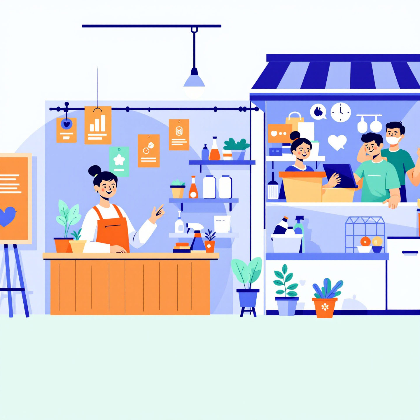 비즈플러스 카드 대상인 일하고 있는 소상공인