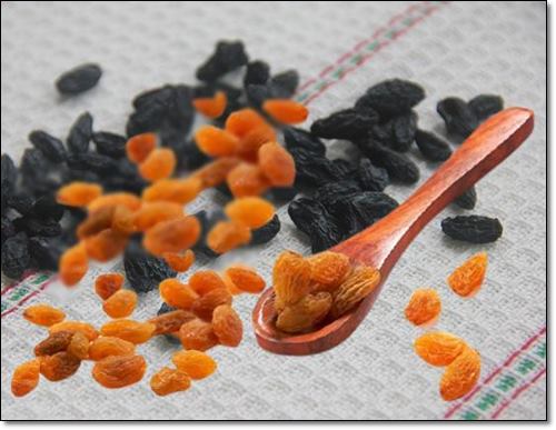 건포도 음식
