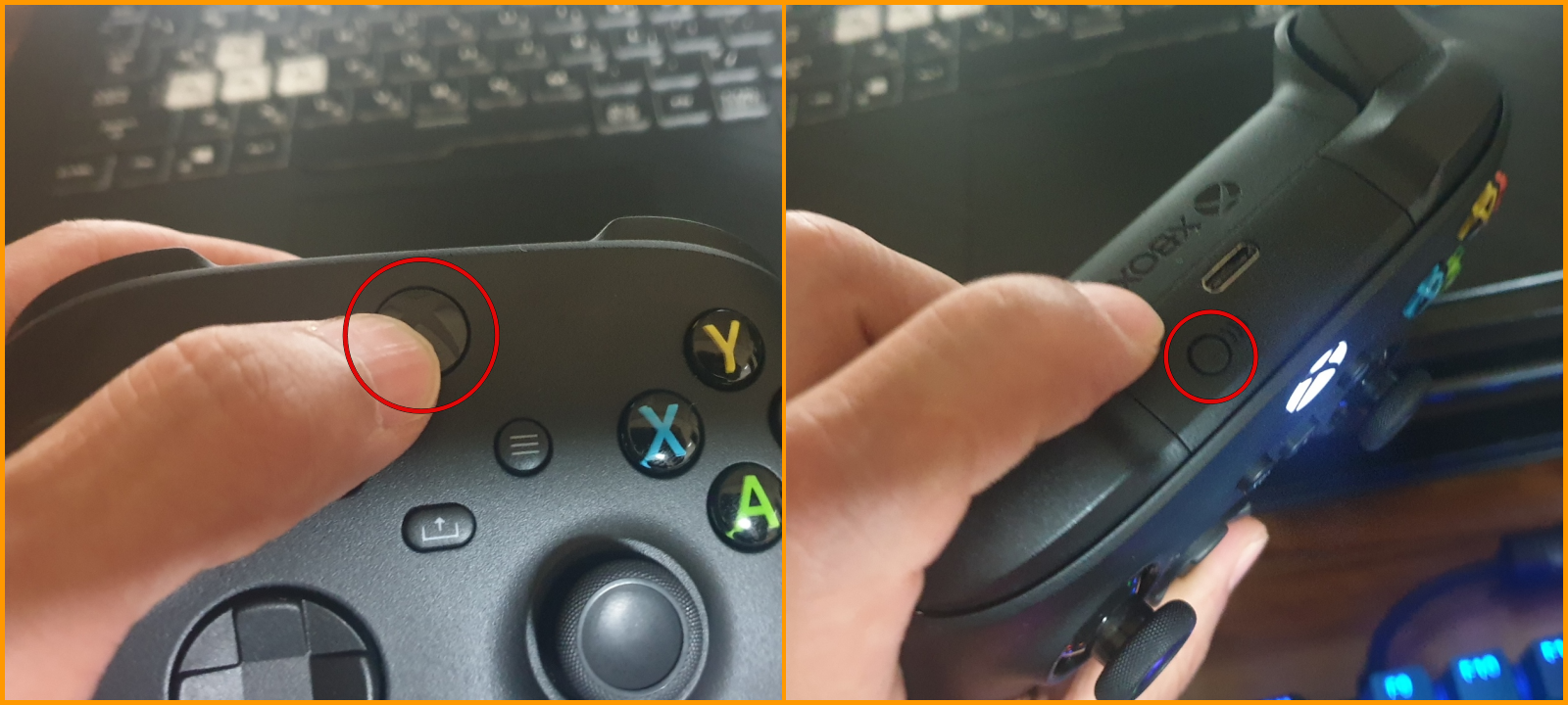 Xbox 패드 페어링