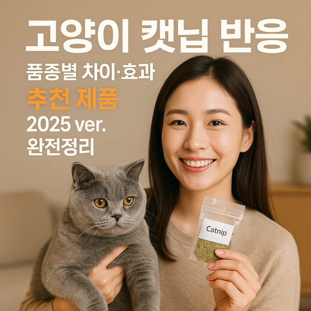고양이 캣닢 반응 | 품종별 차이·효과·추천 제품 2025 ver. 완전정리
