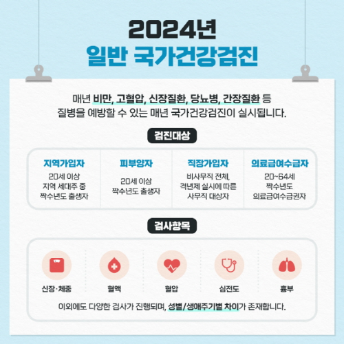2024년 일반 국가건강검진