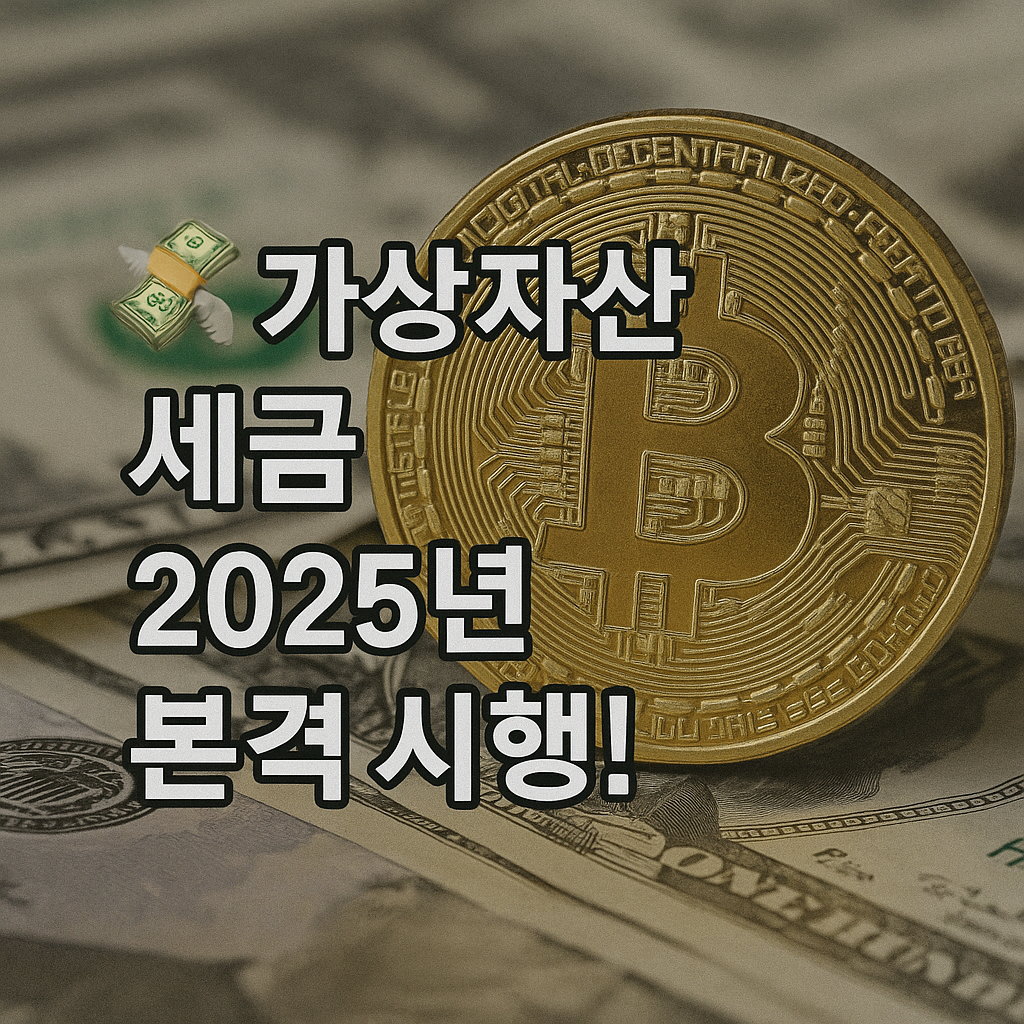 💸 가상자산 세금 2025년 본격 시행!