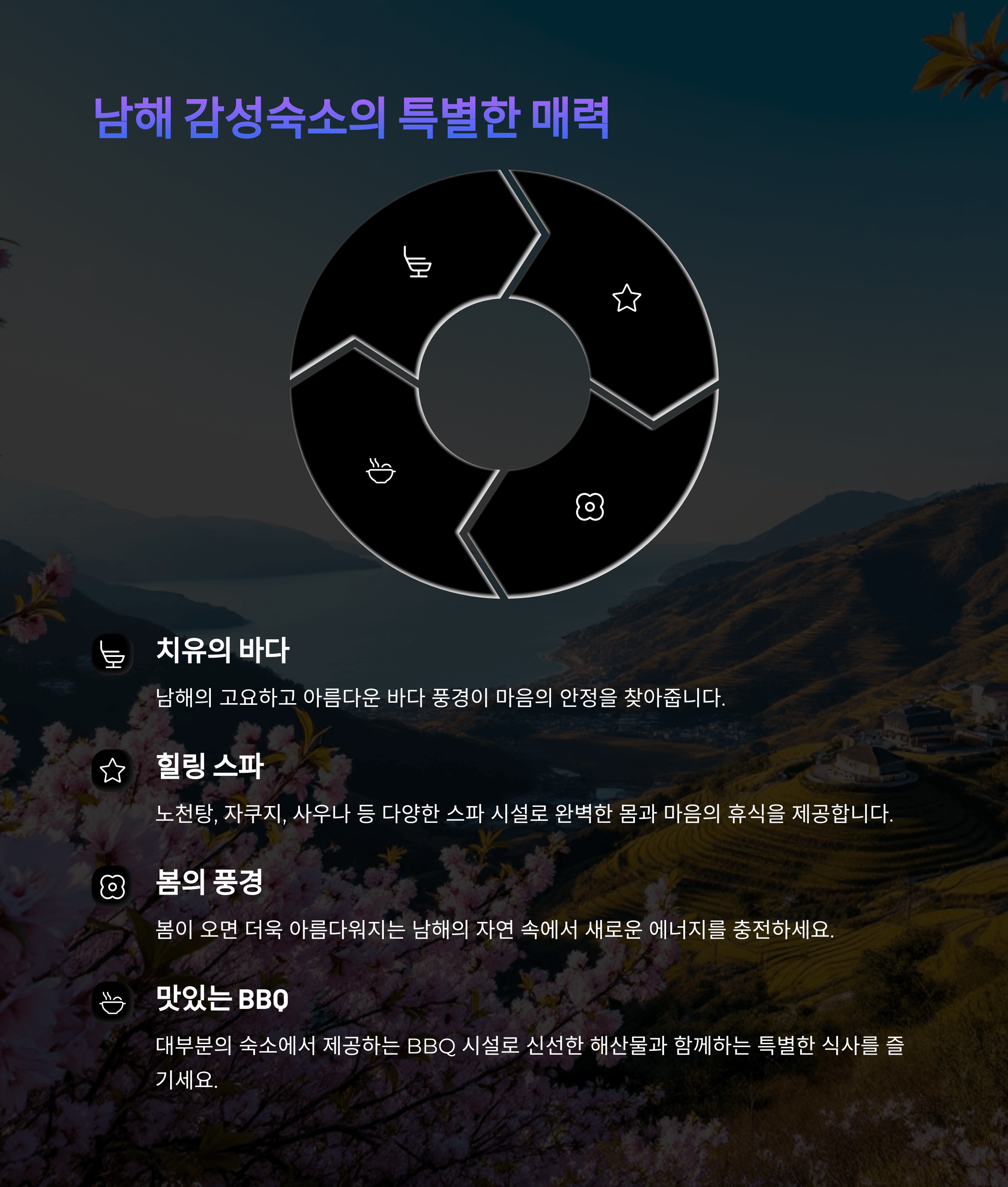남해 감성숙소