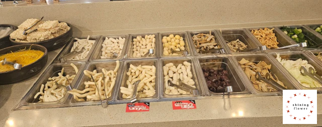 두끼-떡볶이 재료들