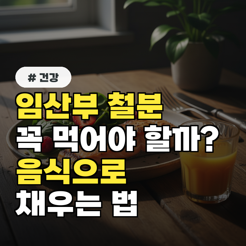 철분제 꼭 먹어야 할까 임산부 철분, 음식으로 채우는 법