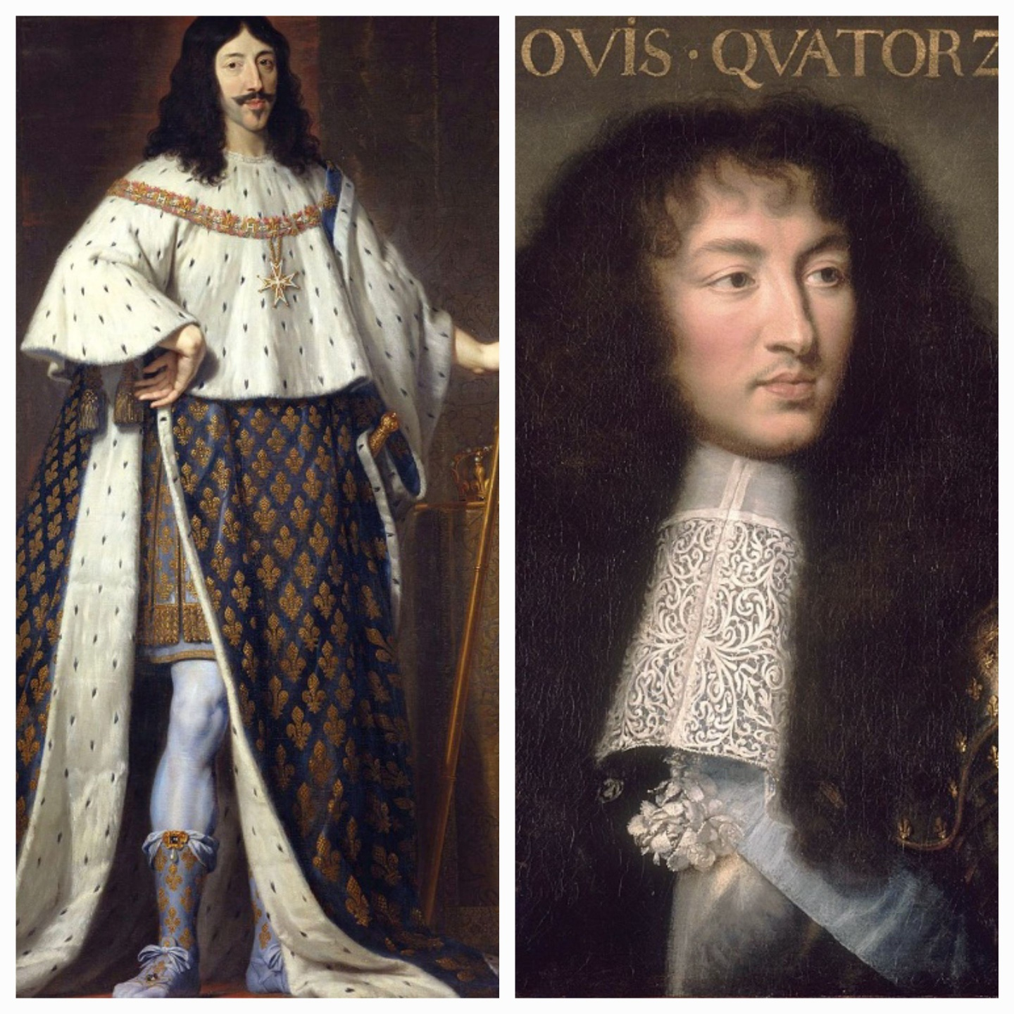 루이 13세와 루이 14세(출처 위키피디아)