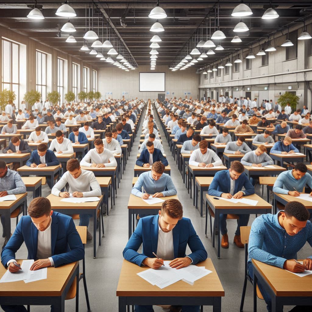 기능사 시험장 모습