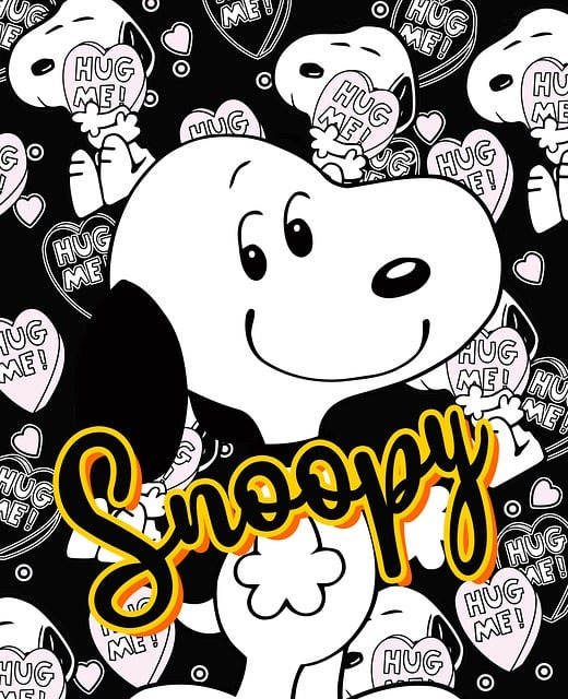 찰스 슐츠의 만화 Peanuts 속 대표 캐릭터 세상에서 가장 유명한 강아지 스누피 이미지