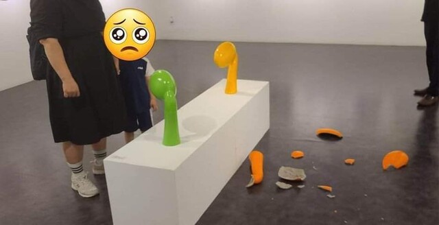 김운성-작가-조각작품-파손