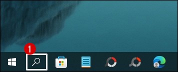 작업표시줄 검색창