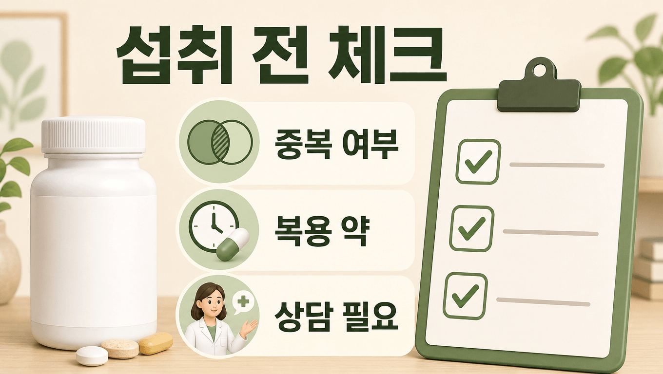 비타민D 칼슘 섭취 전 주의사항