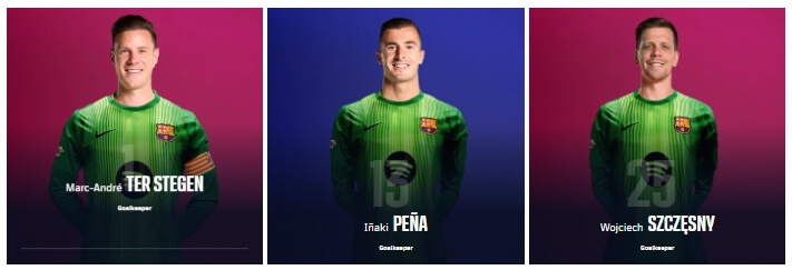 FC 바르셀로나 2025 아시안 투어 출전 선수 명단