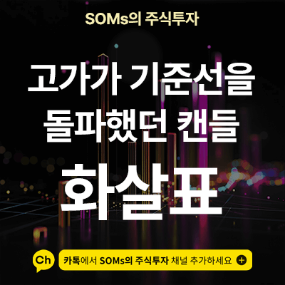 종가 기준 돌파 - 고가 기준 돌파 - 화살표 함수 차이점 비교