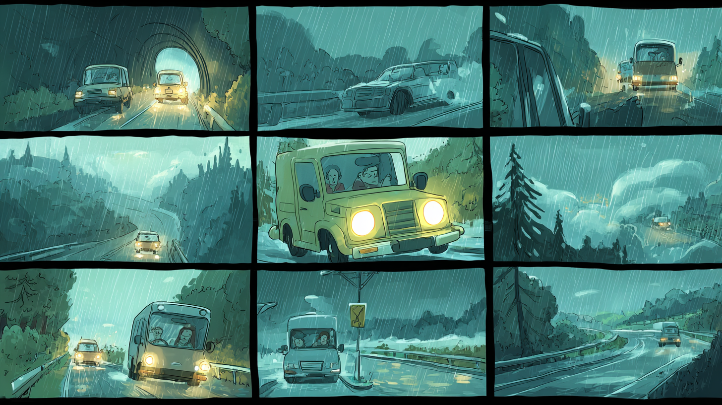 비 오는 날 운전 주의사항(초보 운전)