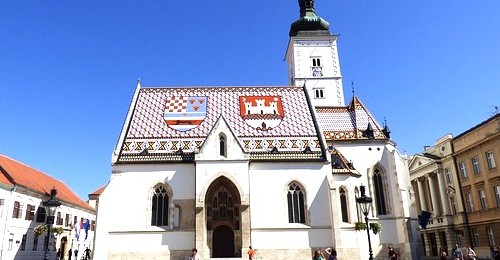 지붕 모자이크가 아름다운 자그레브 성당