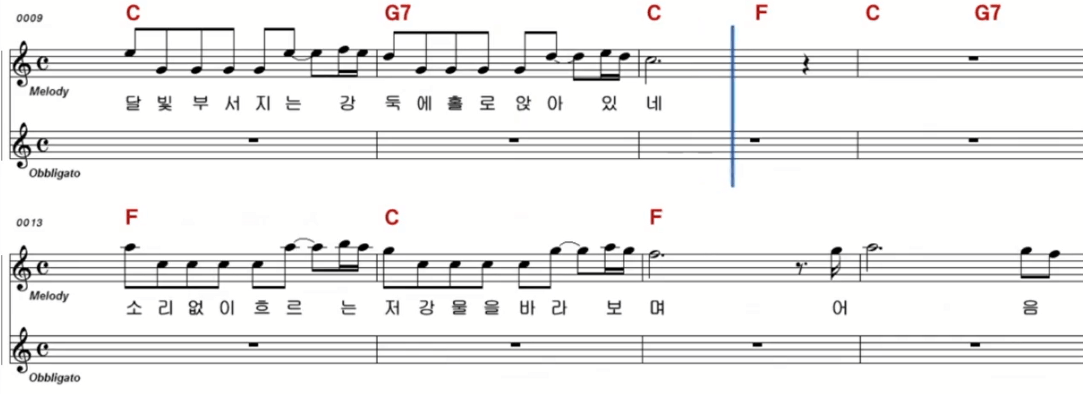 박미경 민들레 홀씨되어 악보