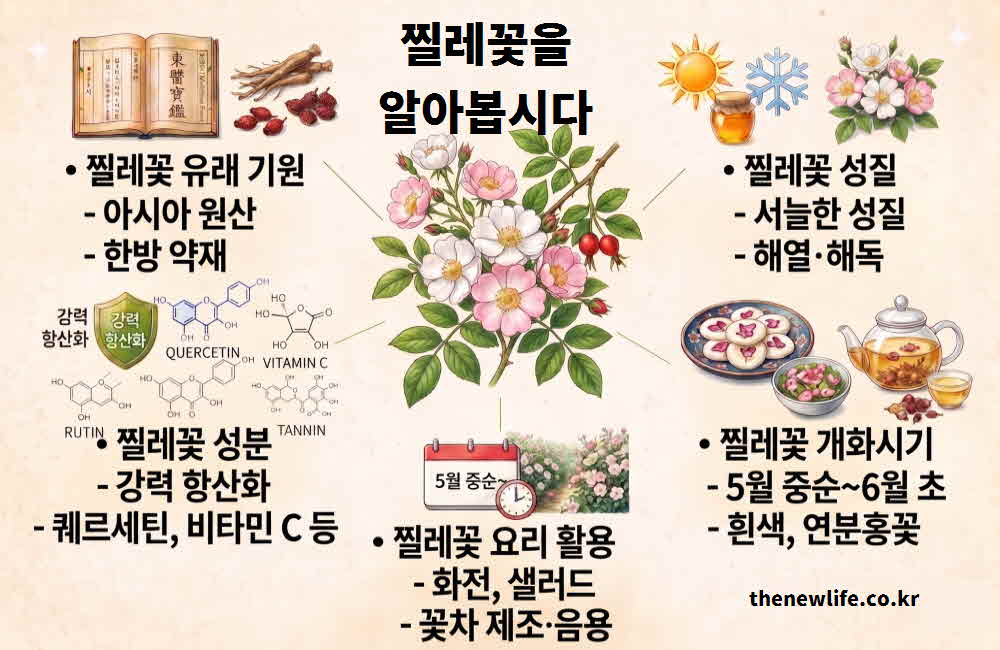 찔레꽃 효능 유래 기원