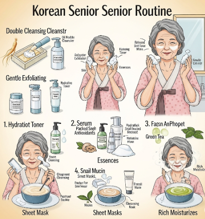 시니어의 피부관리