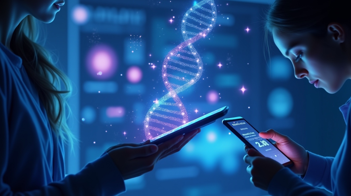 DNA 분석으로 맞춤형 다이어트 시대에 대한 이미지