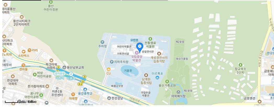 국립중앙박물관 어린이박물관 위치