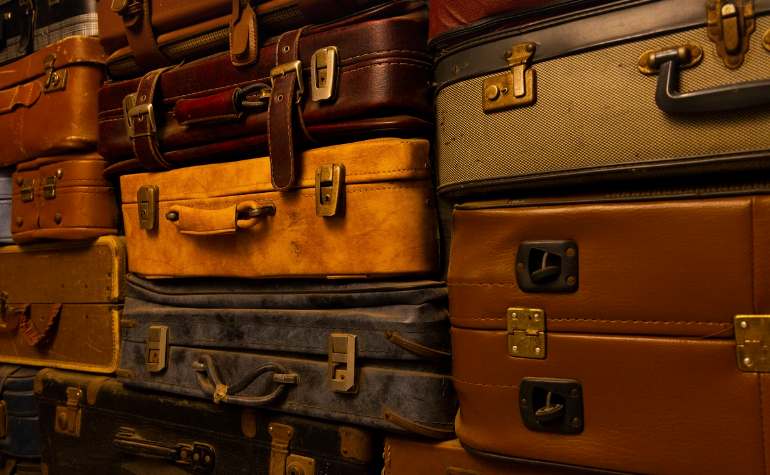 수화물 가방 사진